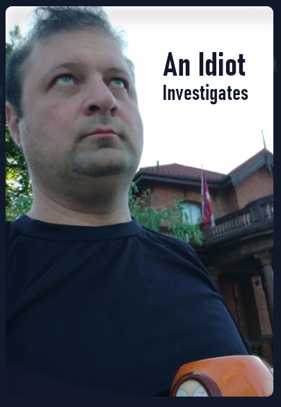 Graphic placeholder: a lovable idiot.